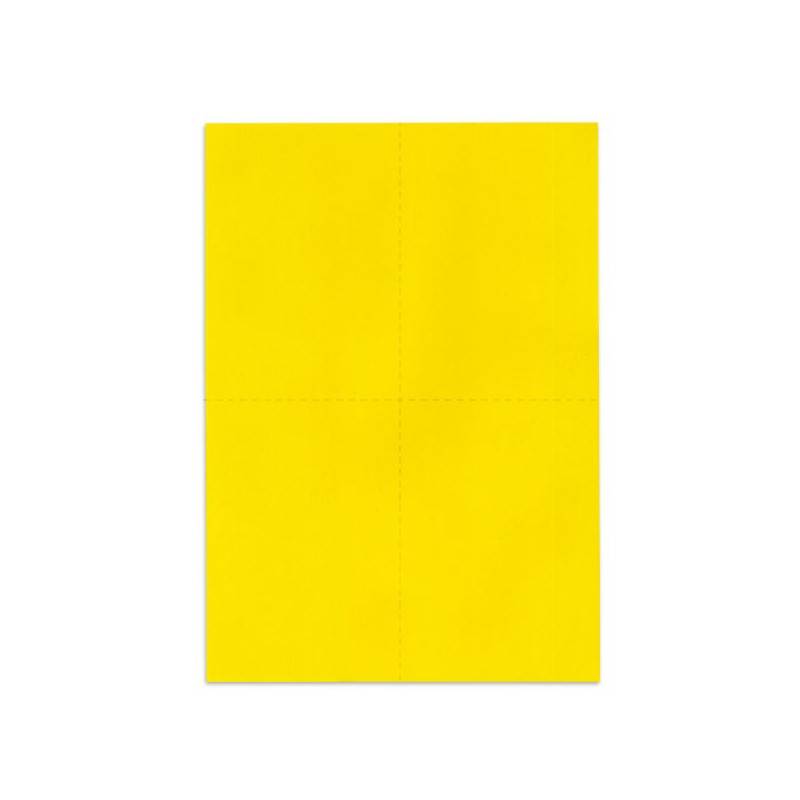 Bulletins de vote A6 - Jaune vif
