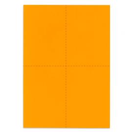 Bulletins de vote A6 - Orange (50 feuilles)
