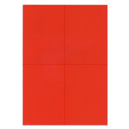 Bulletins de vote A6 - Rouge