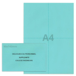 Kit élection délégués du personnel bleu clair