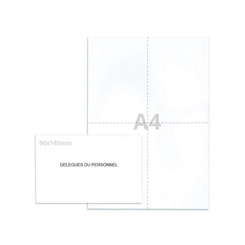 Kit élection délégués du personnel blanc