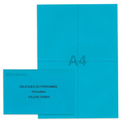 Kit élection bleu vif