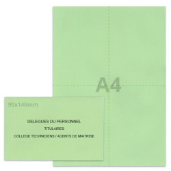 Kit élection vert clair