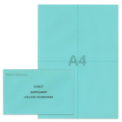 Kit élection chsct bleu clair