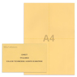 Kit élection chsct beige