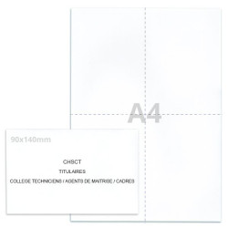 Kit élection chsct blanc