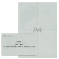 Kit élection chsct gris