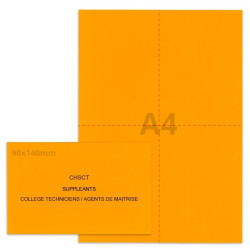 Kit élection chsct orange