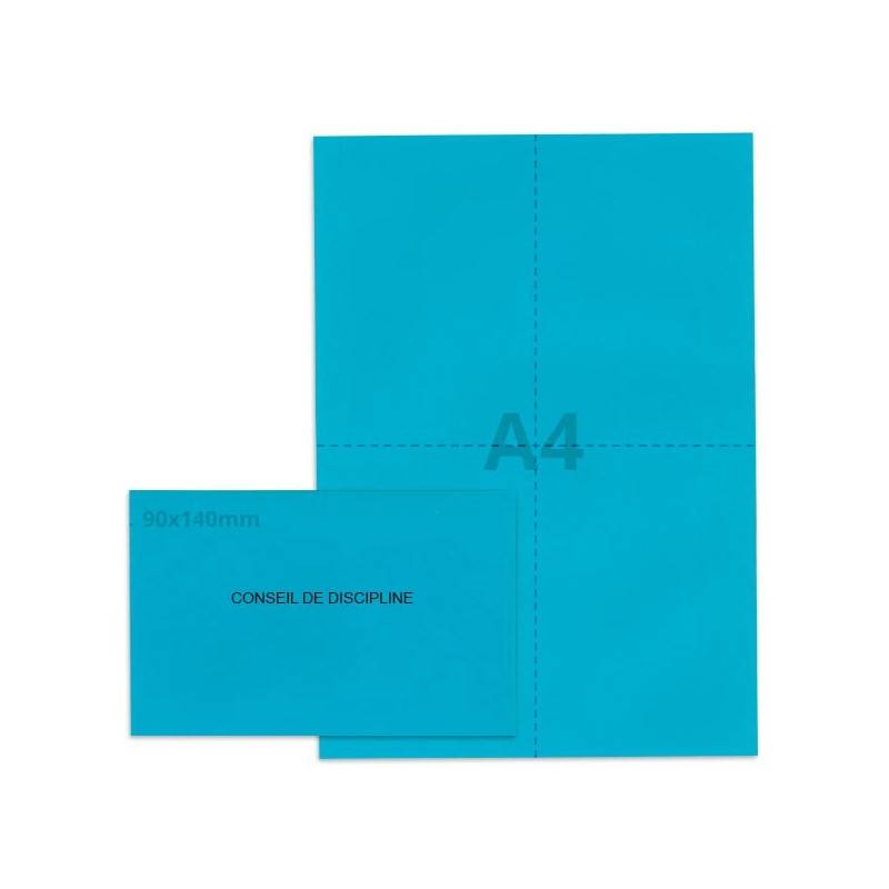Kit élection conseil de discipline bleu vif