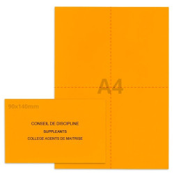 Kit élection conseil de discipline orange
