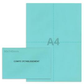 Kit élection comité d'établissement bleu clair (50 env + 50 feuilles A4)