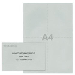 Kit élection comité d'établissement gris