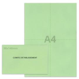 Kit élection comité d'établissement vert clair (50 env + 50 feuilles A4)