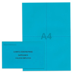 Kit élection comité d'entreprise bleu vif