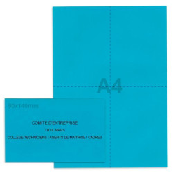 Kit élection comité d'entreprise bleu vif