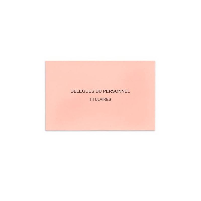 Délégués du Personnel Rose Clair