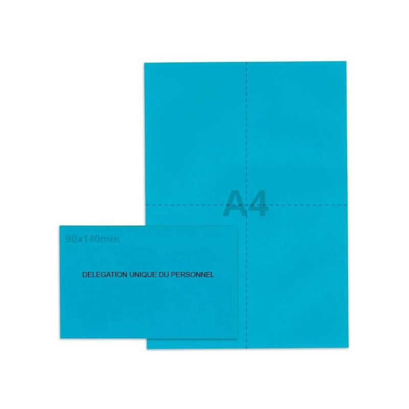 Kit élection DUP bleu vif