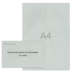 Kit élection DUP gris