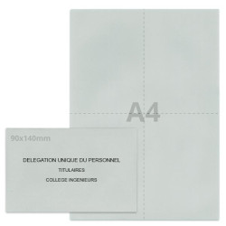 Kit élection DUP gris