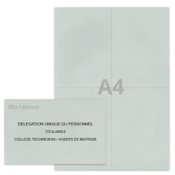 Kit élection DUP gris