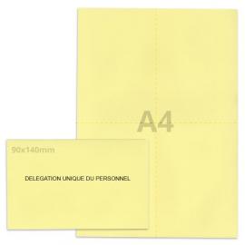 Kit élection DUP jaune clair