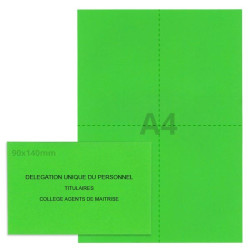 Kit élection DUP vert vif