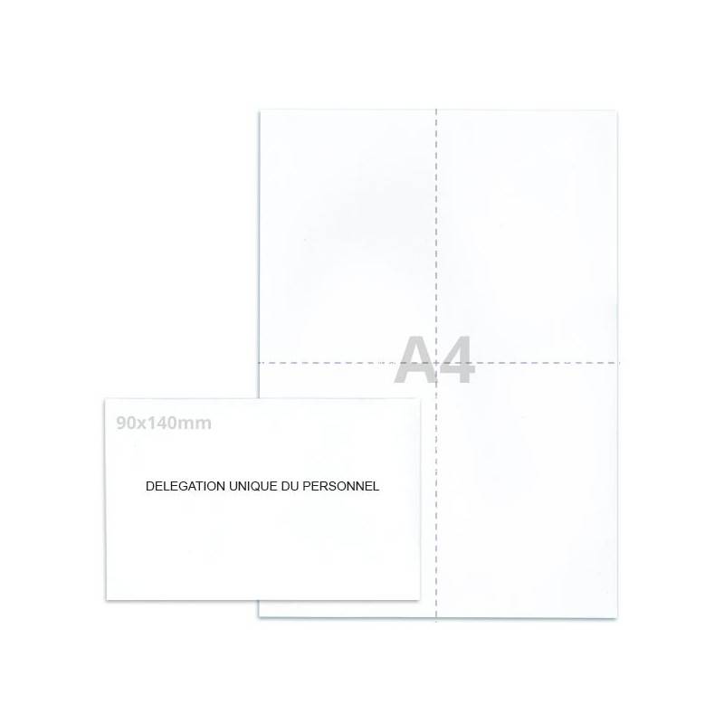 Kit élection DUP blanc