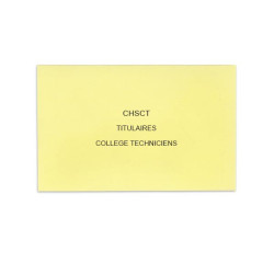 CHSCT jaune clair