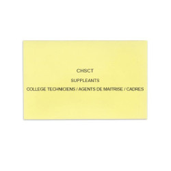 CHSCT jaune clair