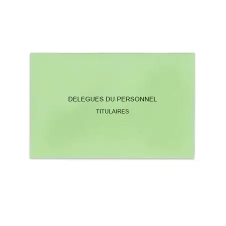 Délégués du Personnel Vert Clair