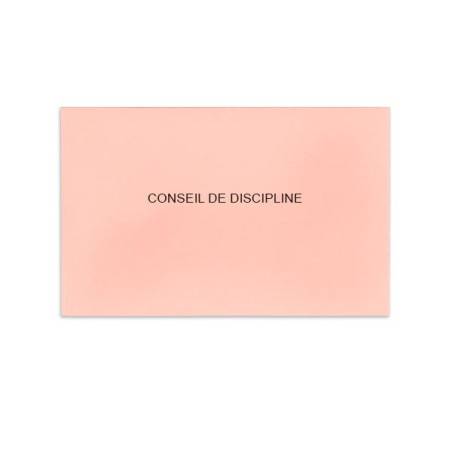 Conseil de discipline rose clair