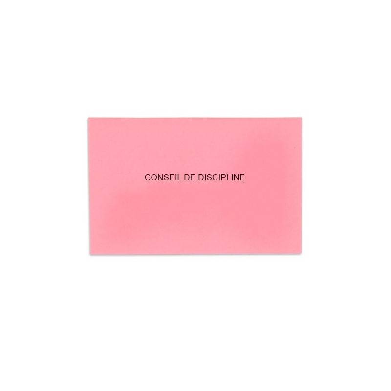 Conseil de discipline rose vif Conseil de discipline rose vif