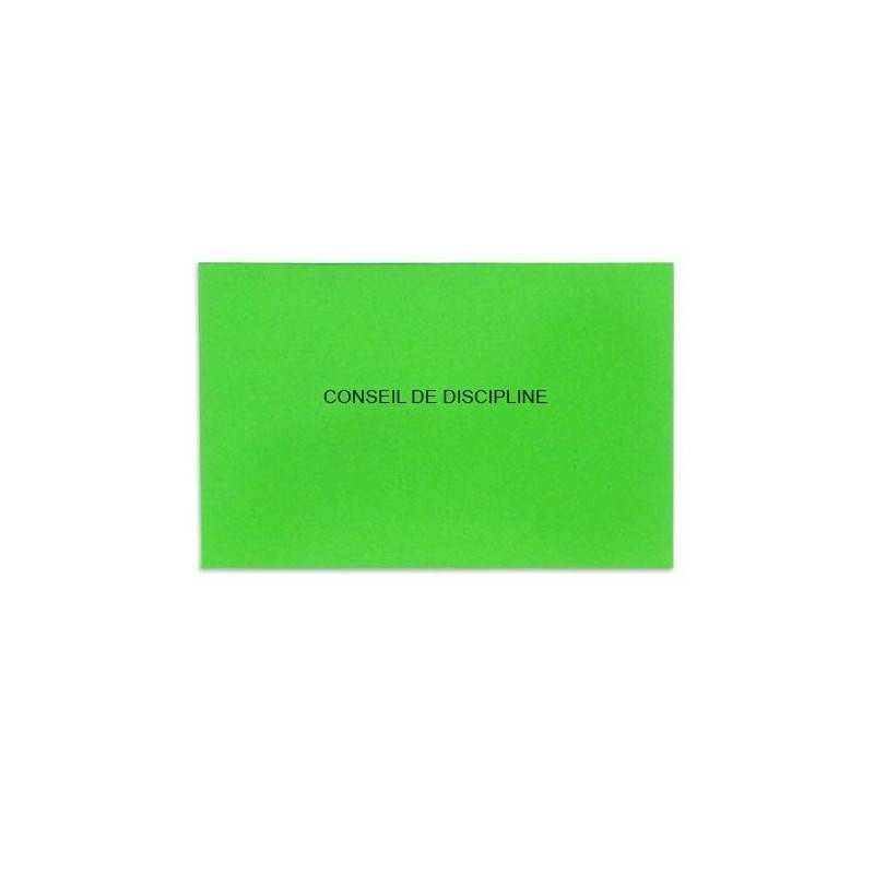 Conseil de discipline vert vif Conseil de discipline vert vif