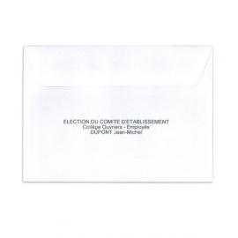 Enveloppes d'identification personnalisable