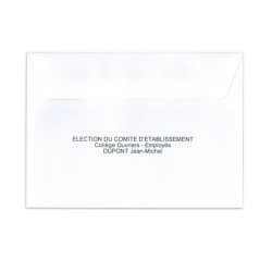 Enveloppes d'identification personnalisable