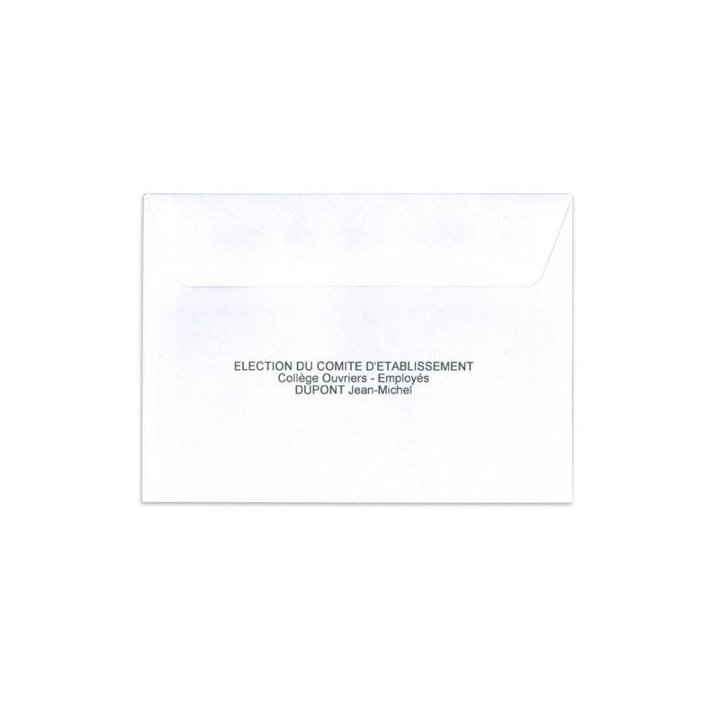 Enveloppes d'identification personnalisable Enveloppes d'identification personnalisable