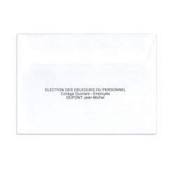 Enveloppes d'identification personnalisable