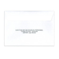 Enveloppes d'identification personnalisable