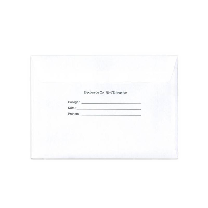 Enveloppes d'identification standard