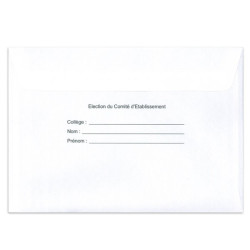 Enveloppes d'identification standard