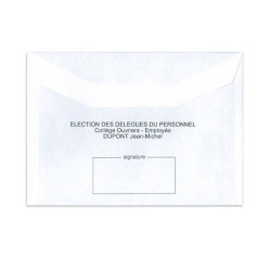 Enveloppes d'émargement - E1P