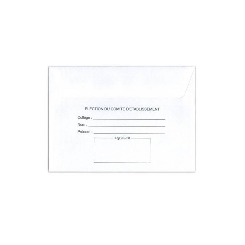 Enveloppes d'émargement - E1S Enveloppes d'émargement - E1S
