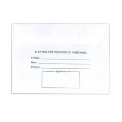 Enveloppes d'émargement - E1S