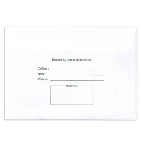 Enveloppes d'émargement - E3S