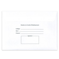 Enveloppes d'émargement - E3S