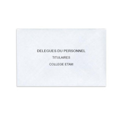 Délégués du Personnel Blanc