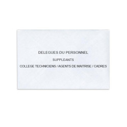 Délégués du Personnel Blanc