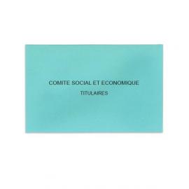 Enveloppes CSE bleu clair (50 env.)