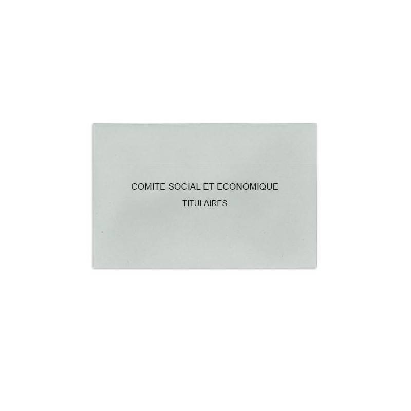 Comité Social et Economique gris