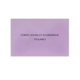 Enveloppes Comité Social et Economique lilas (50 env.)